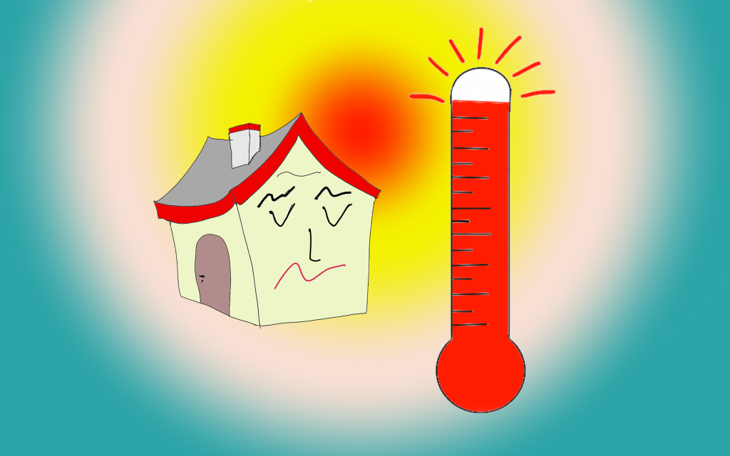 Logement chaud durant la canicule