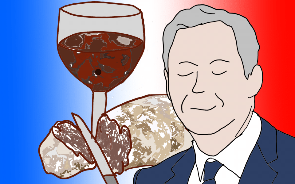 vin et saucisson