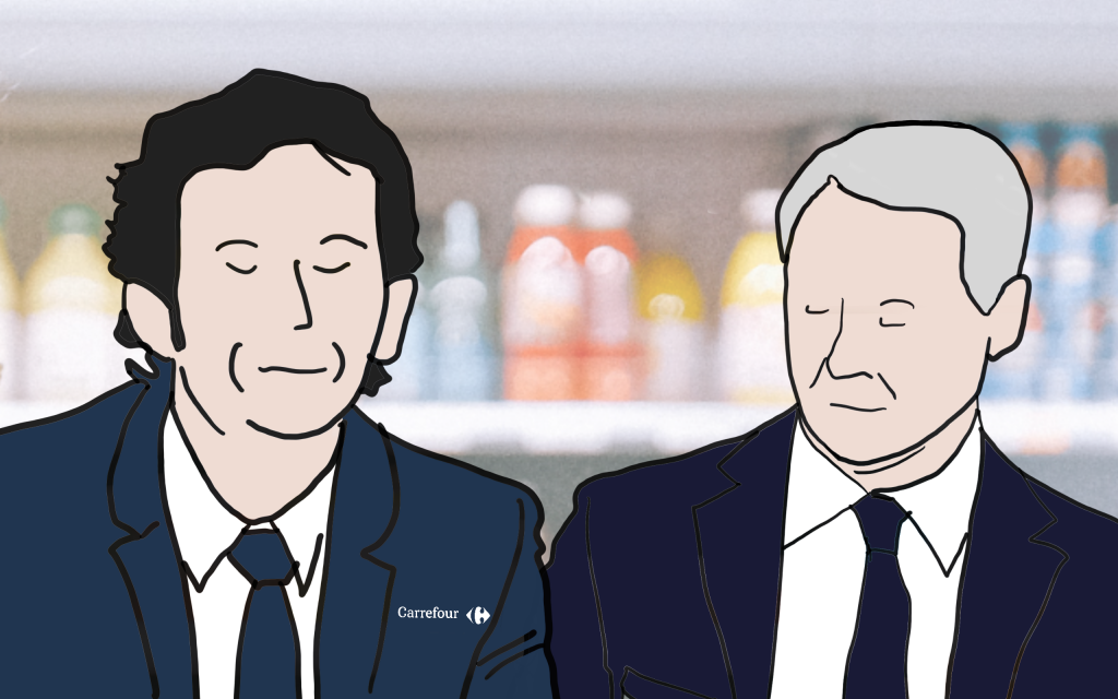 Bruno le maire et carrefour