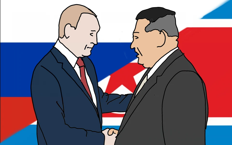 Kim Jong-un et Vladimir Poutine
