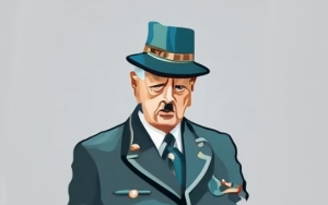 Général de Gaulle généré par craiyon