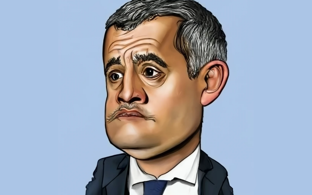 Gérald Darmanin généré par Craiyon