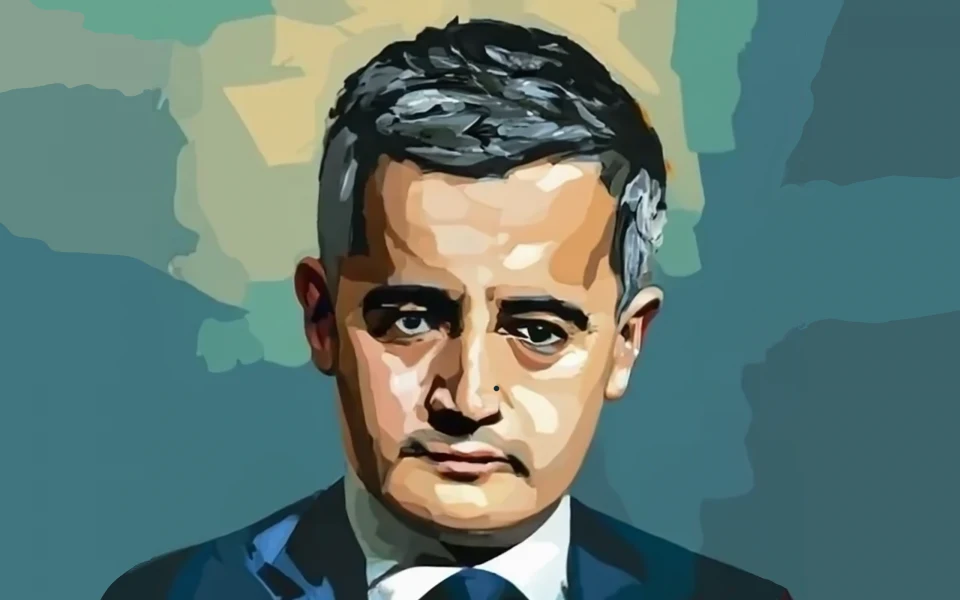 Gérald Darmanin généré par craiyon