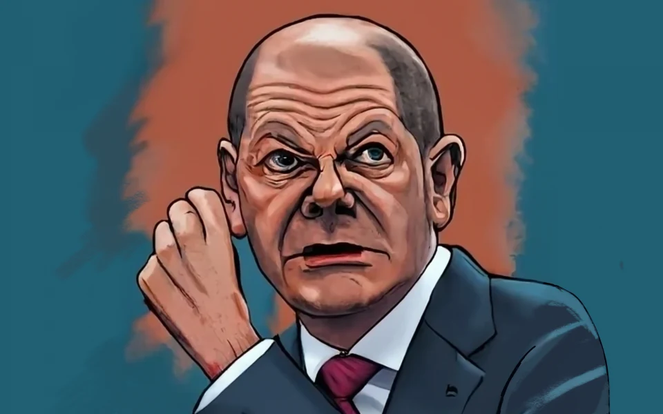 Olaf Scholz généré par craiyon
