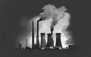 pollution émission de Co2 généré par craiyon