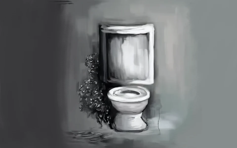 toilettes généré par craiyon
