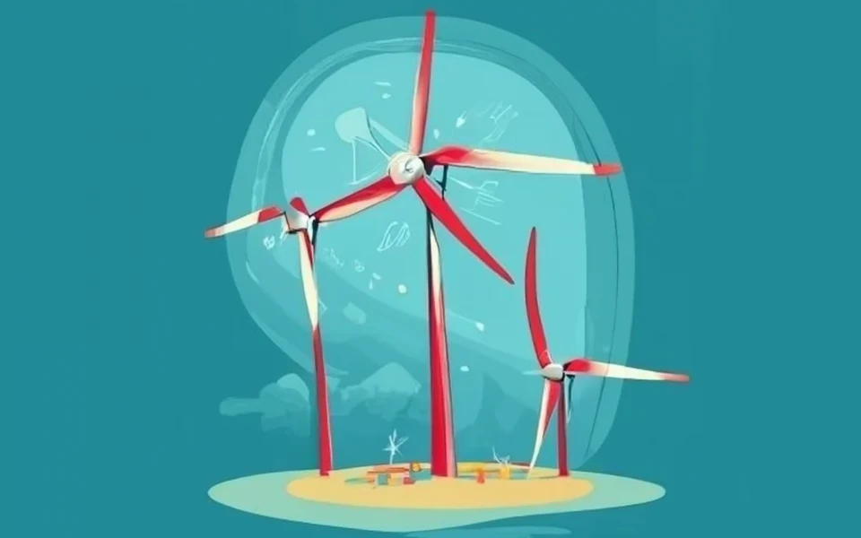 éoliennes généré par craiyon