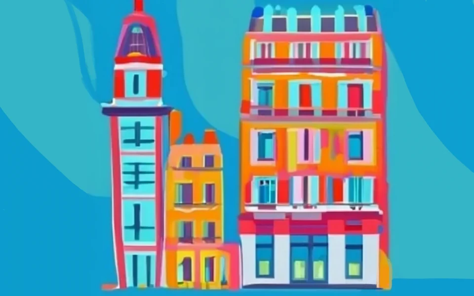 Immobilier National généré par craiyon