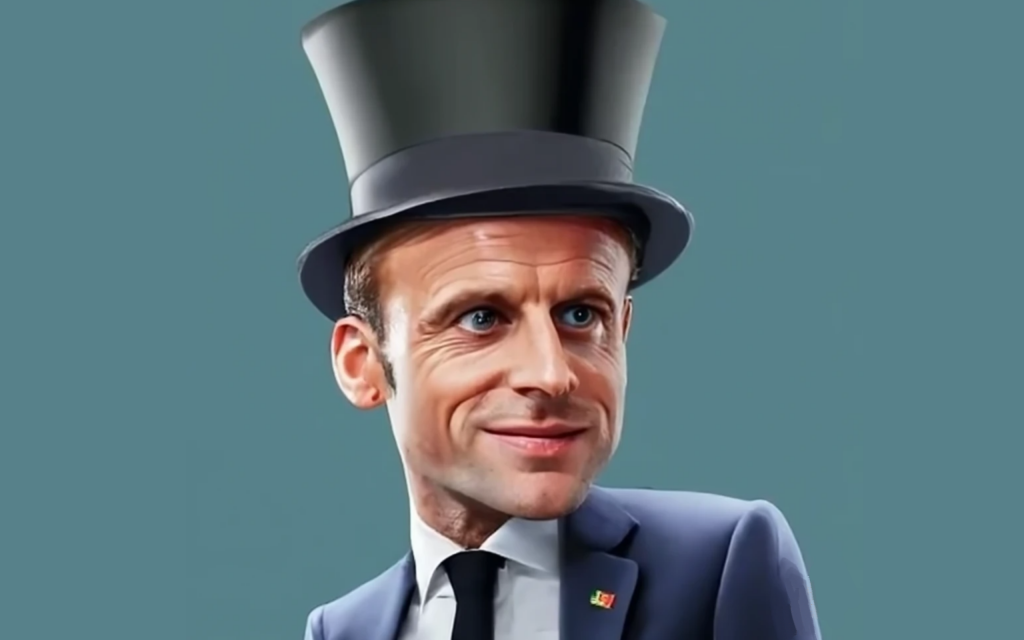 MACRON MAGICIEN GÉNÉRÉ PAR CRAIYON