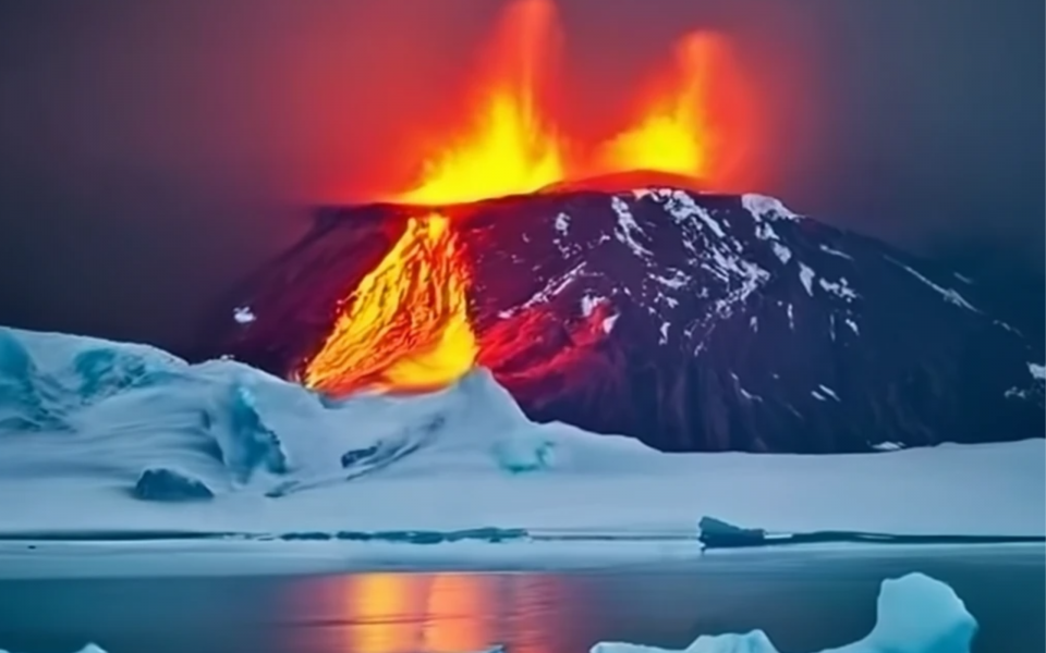volcan Islande généré par craiyon