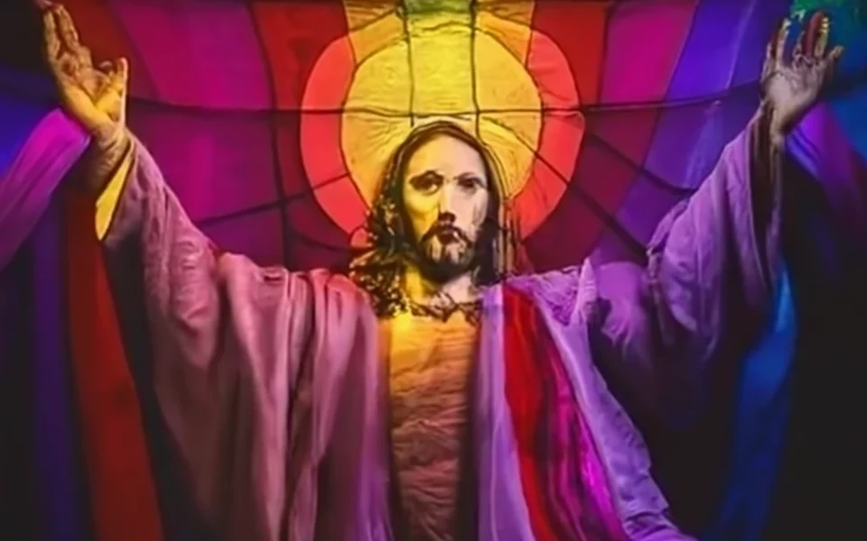bénédiction lgbt + généré par craiyon