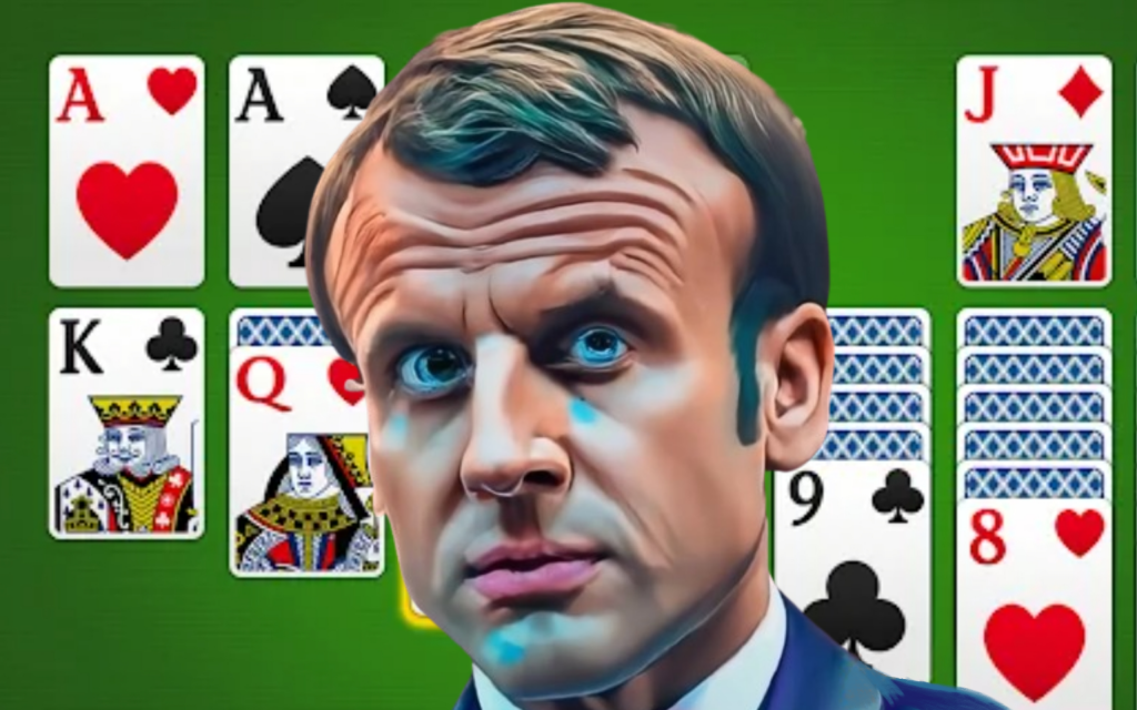 macron solitaire généré par craiyon