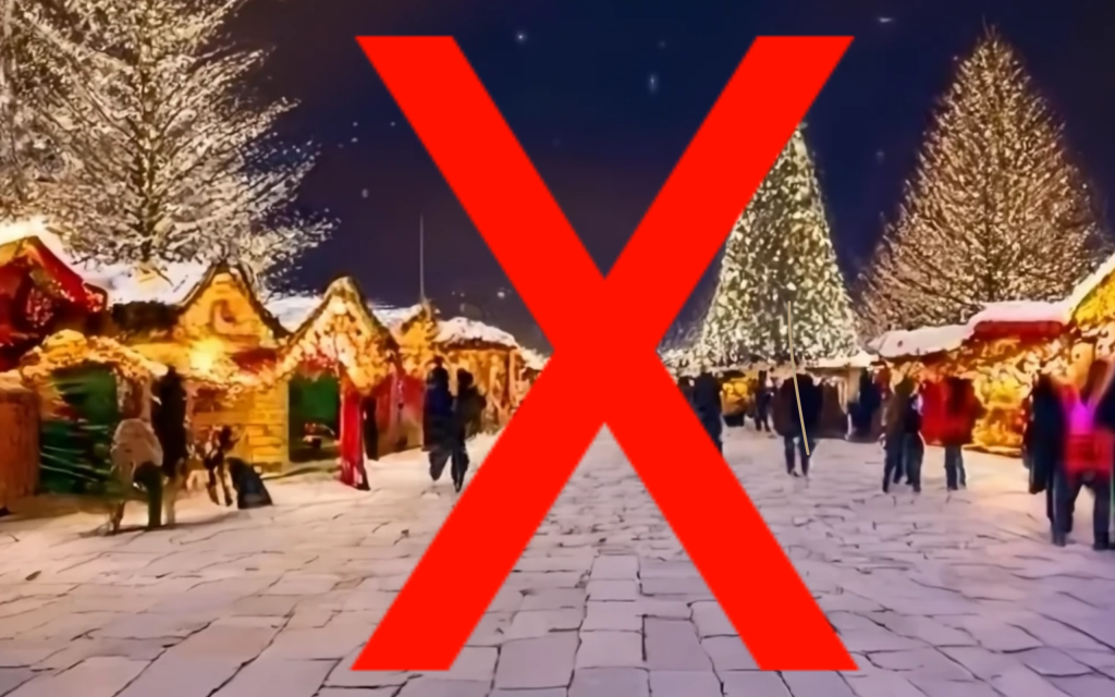 marché de Noël généré par craiyon laurye zanin