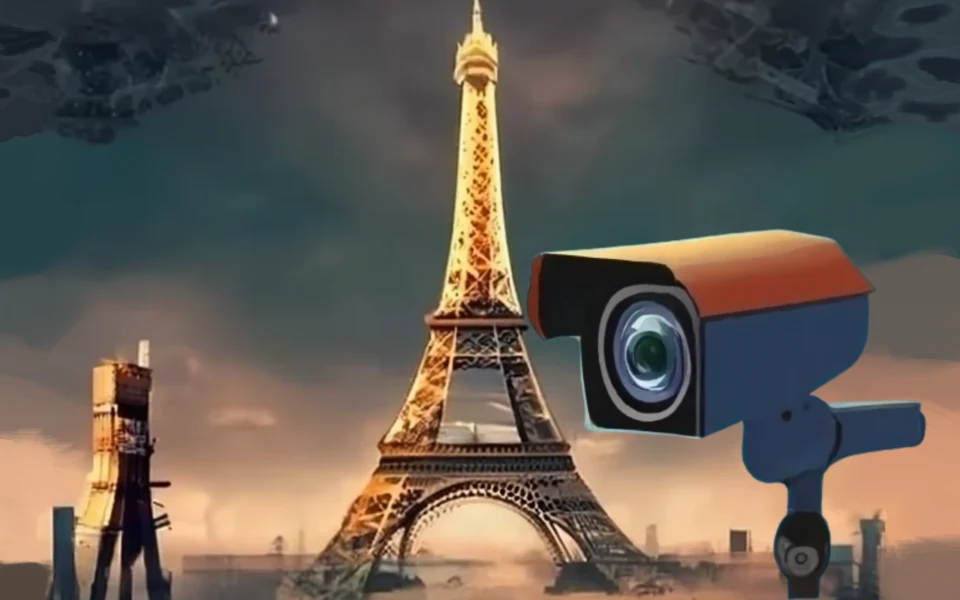 paris sous surveillance généré par craiyon