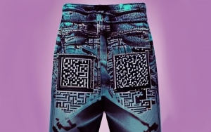 QR code jeans généré par craiyon
