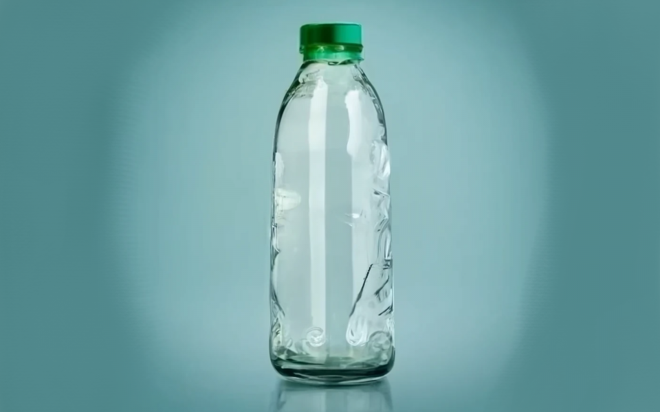 bouteille en plastique généré par craiyon