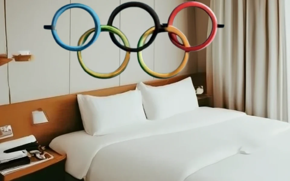 hotel jo 2024 généré par craiyon