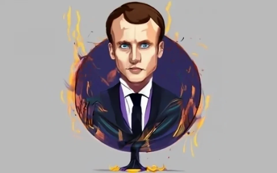 macron généré par craiyon