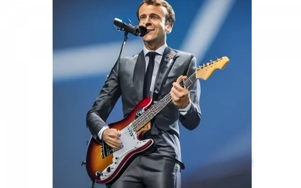 macron généré par craiyon