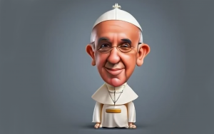 pape François généré par craiyon