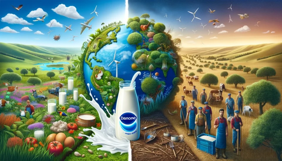 danone lait végétal