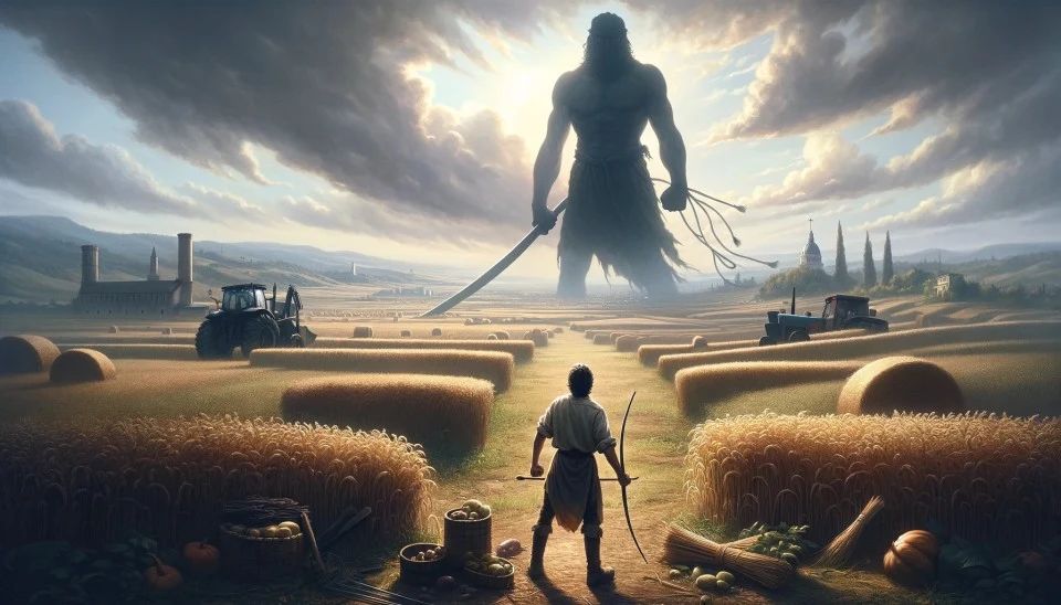 david contre goliath