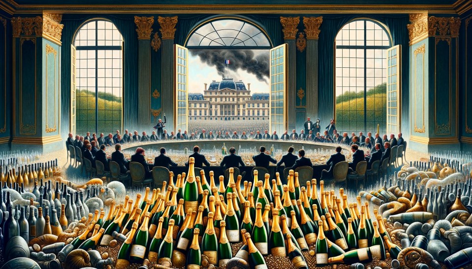 11 000 bouteilles de champagne Élysée