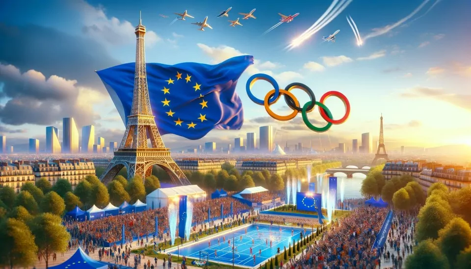 drapeau européen paris 2024
