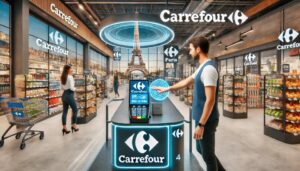 carrefour paiement paume de la main