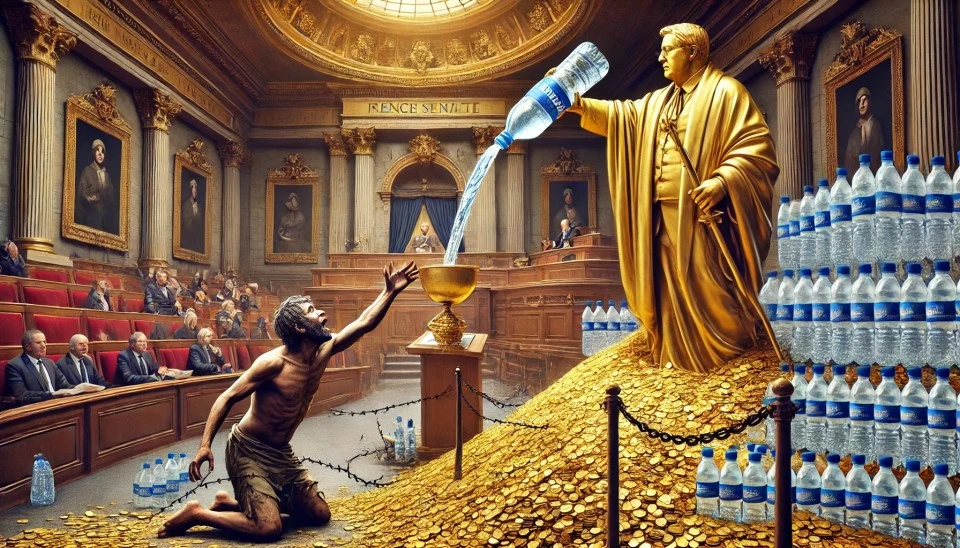 sénats augmentation de la tva sur leau en bouteille