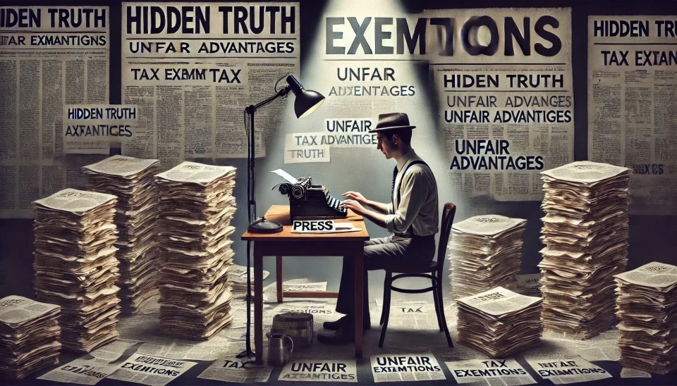 taxe impot journaliste
