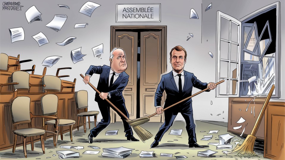 francois bayrou et emmanuel macron