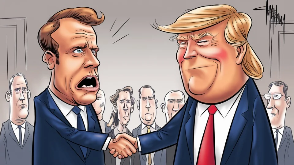 trump macron