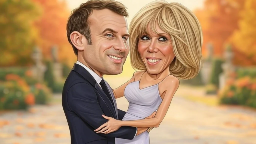 Emmanuel Macron et Brigitte Macron, une relation comparée à une affaire récente.