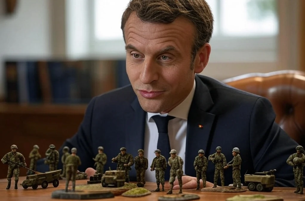 Colis diplomatique russe avec jouets envoyés à Emmanuel Macron pour moquer son complexe de Napoléon