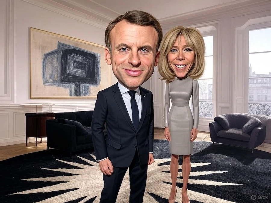 Le tapis Soleil Noir dans le bureau de Macron à l’Élysée