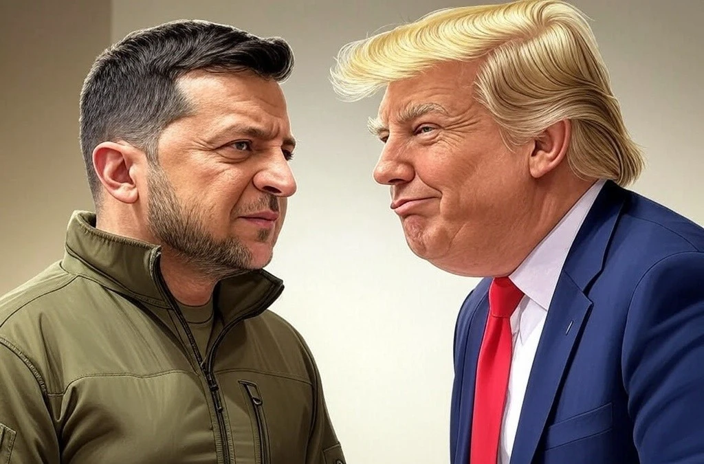 Trump et Zelensky en pleine altercation au Bureau ovale