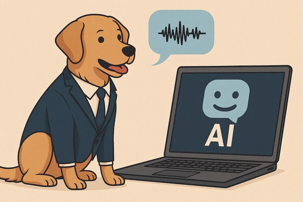 Intelligence artificielle qui comprend les aboiements d’un chien
