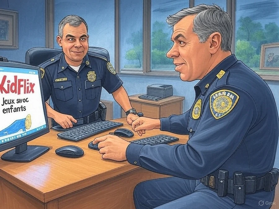Manifestation contre la pédocriminalité, illustration de l’ampleur du scandale KidFlix