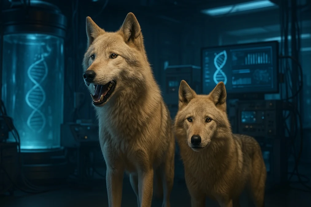 Loups géants clonés dans un laboratoire de haute technologie