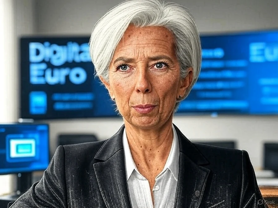 Euro numérique Christine Lagarde éducation forcée BCE octobre 2025