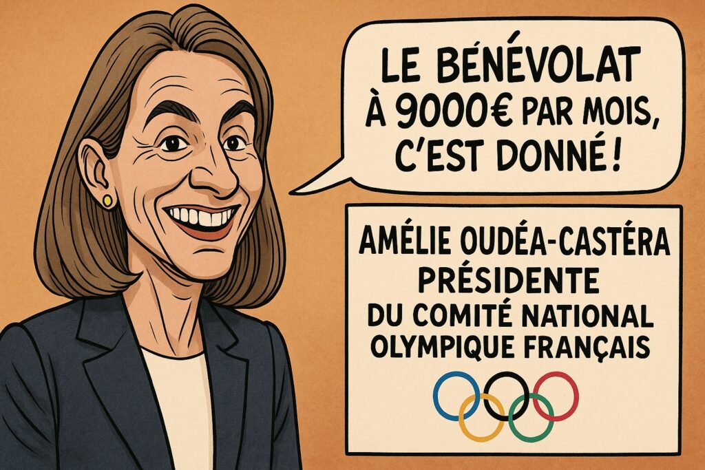 Amélie Oudéa-Castéra, nouvelle présidente du CNOSF, version “bénévole dorée à l’or fin”