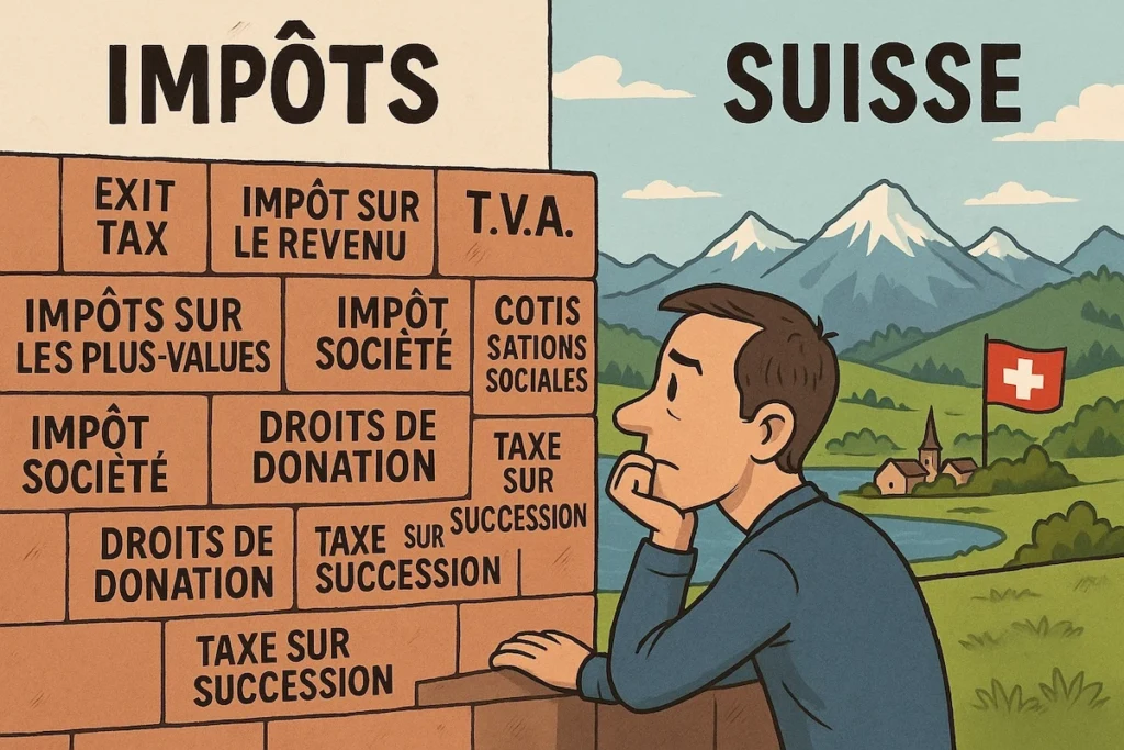 Comparatif fiscal France Suisse : paradis fiscal contre enfer fiscal
