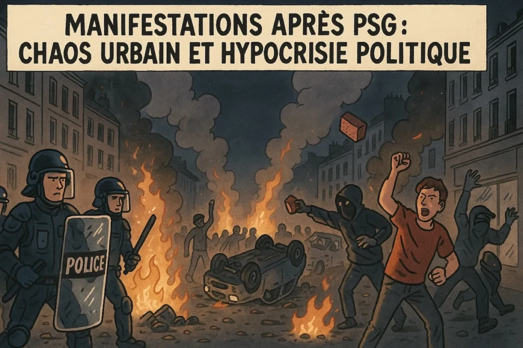 Manifestations après PSG : chaos urbain et hypocrisie politique