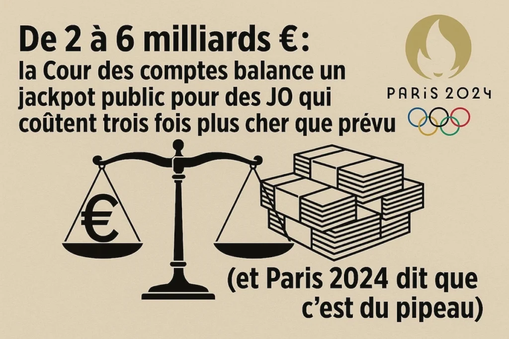 Budget Jeux Olympiques Paris 2024 polémique