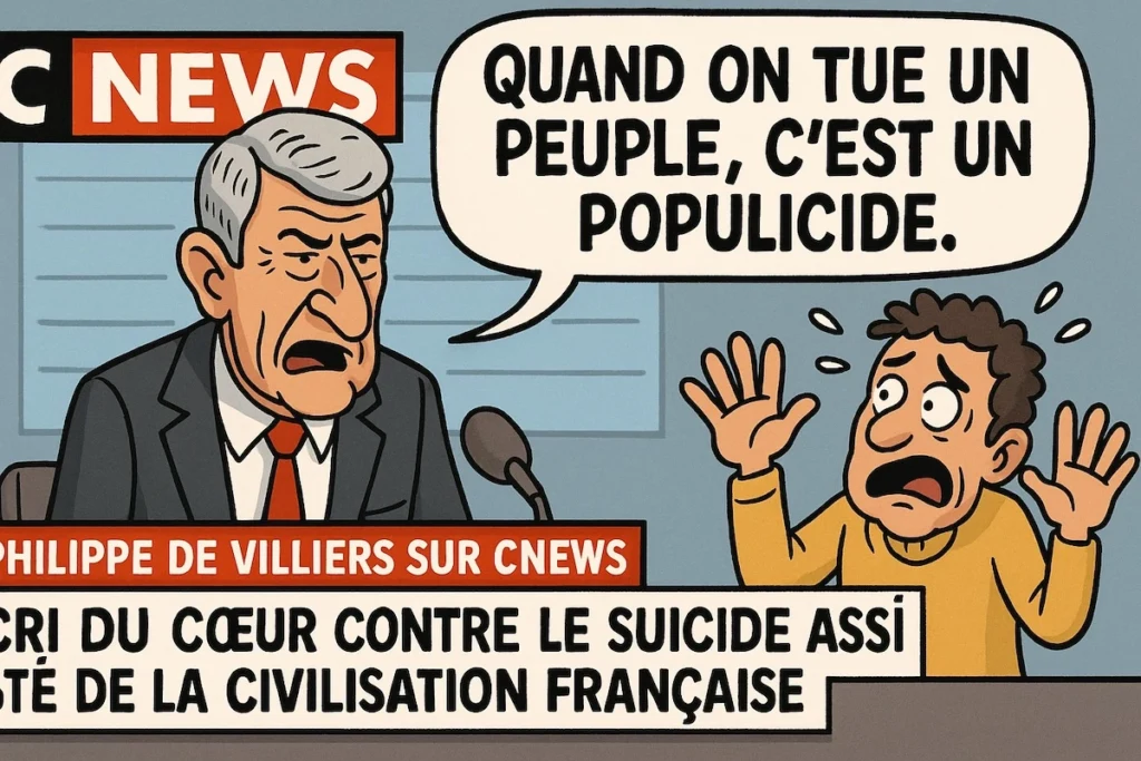 Philippe de Villiers sur CNEWS évoque le “populicide” en France en 2025