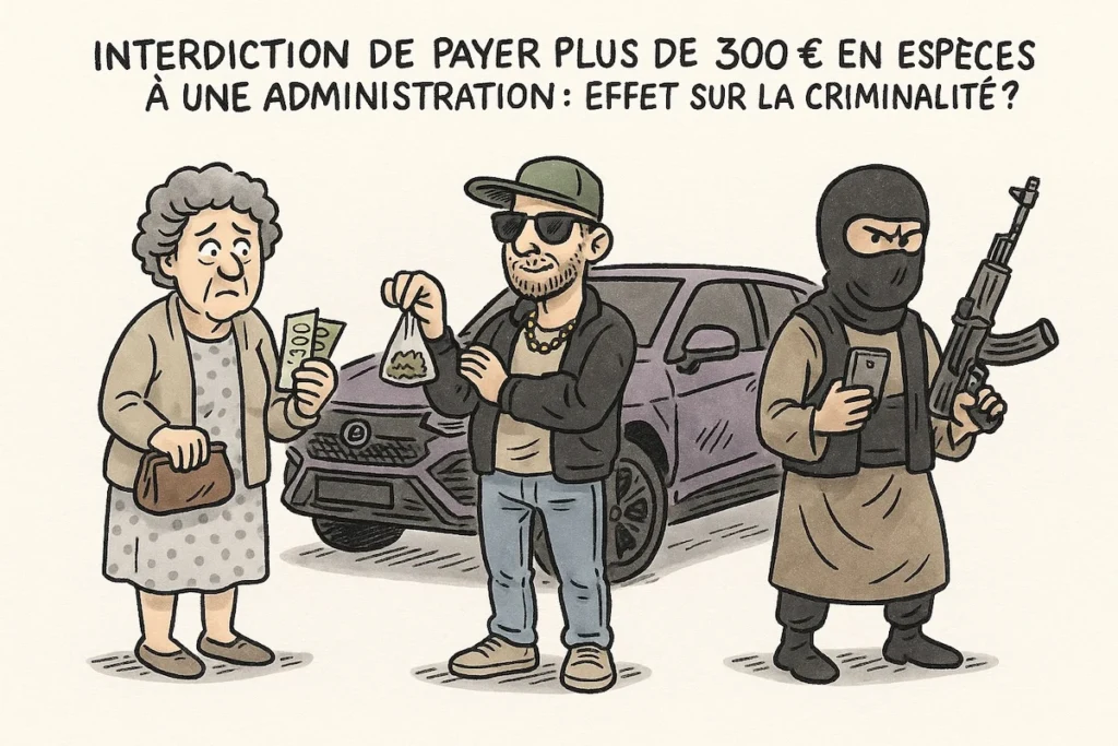Interdiction de payer en espèces plus de 300 euros : effet nul sur la criminalité