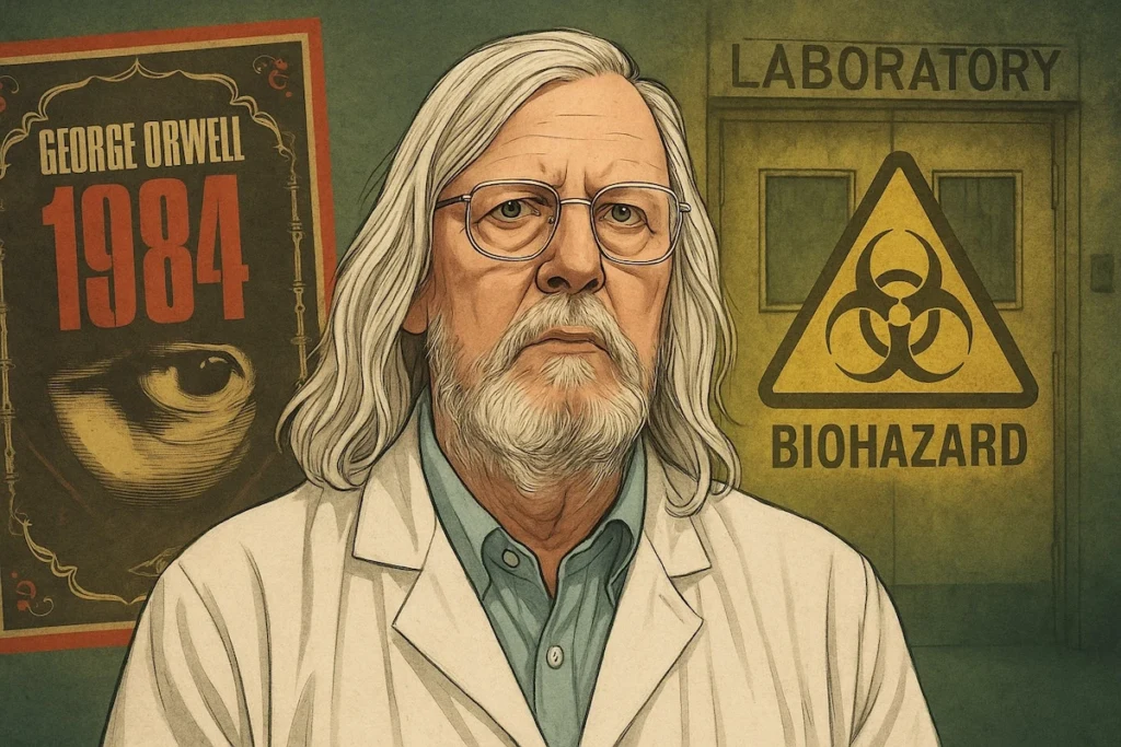 Didier Raoult complot Covid 1984 virus laboratoire Wuhan