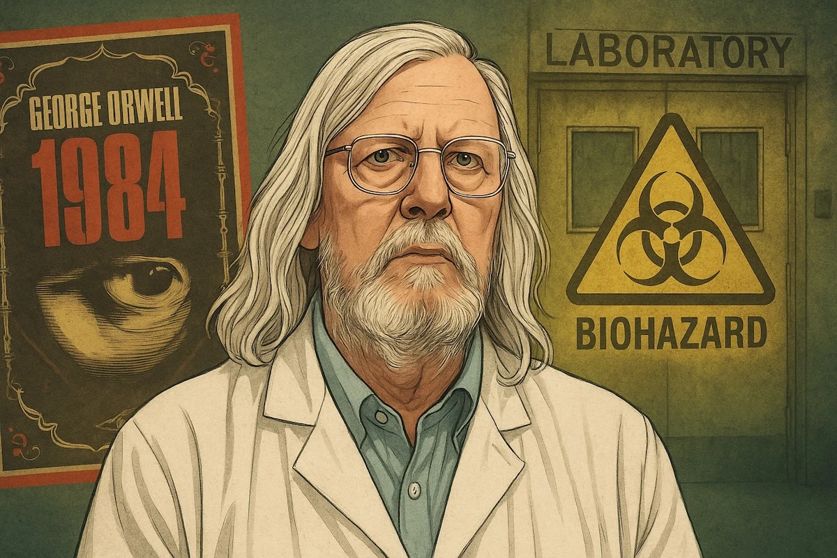 Didier Raoult complot Covid 1984 virus laboratoire Wuhan