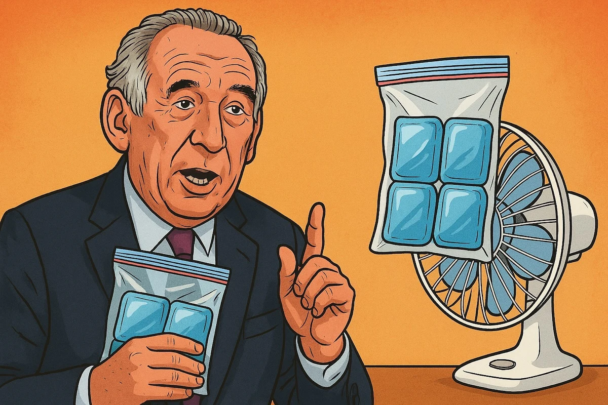 François Bayrou suggère des sachets de froid face à la canicule sur BFMTV